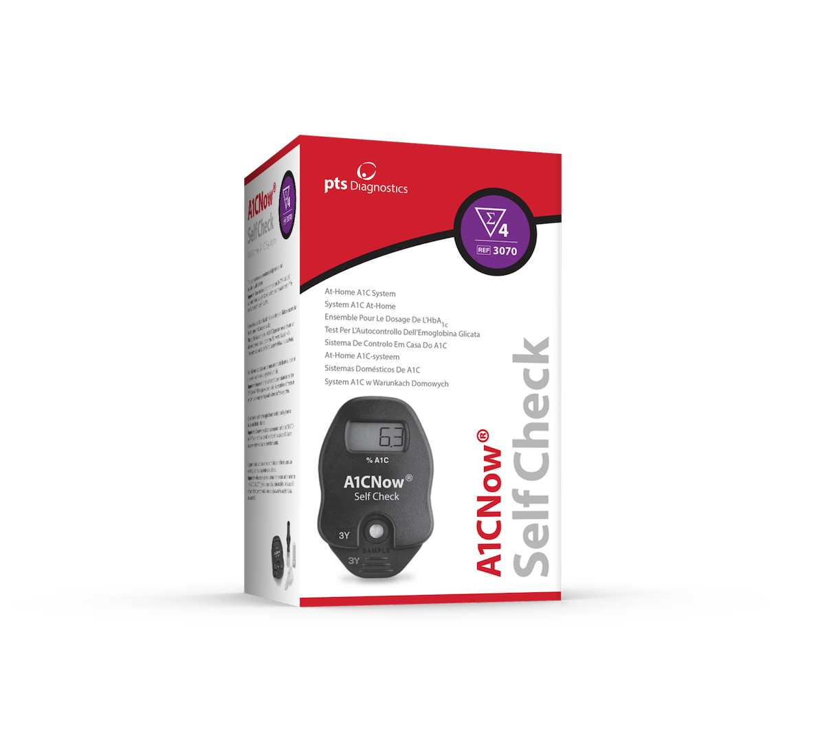 A1c Now Self Check 4-test kit