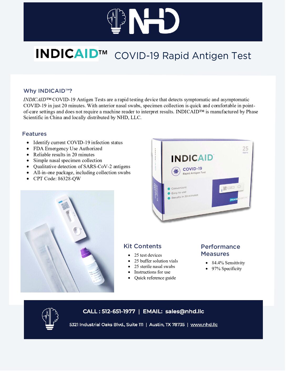 INDICAID™ COVID-19 Antigen Test