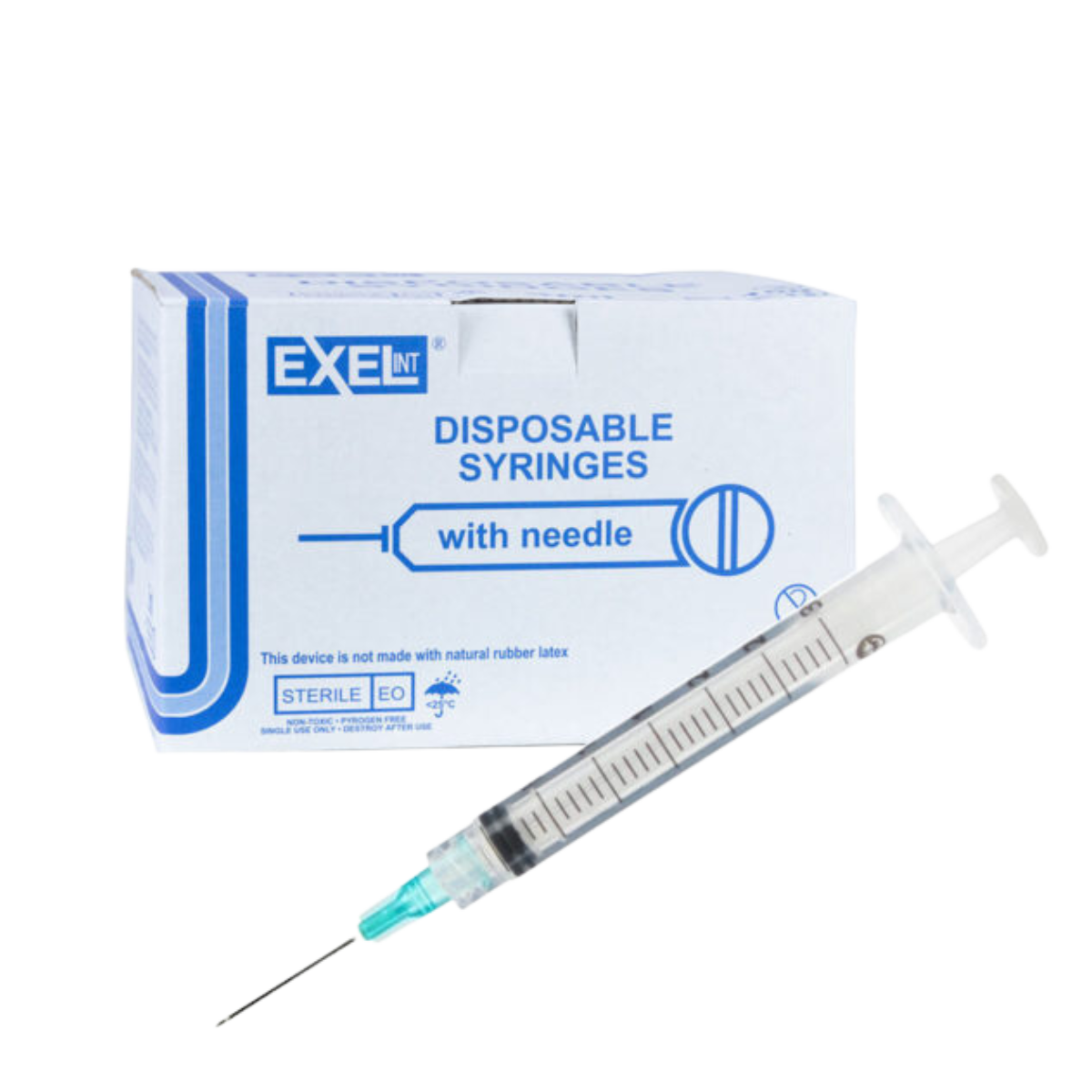 Exel® 3cc Luer Lock Tip Syringe